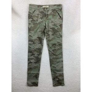 Abercrombie Fitch Camo Cargo Pants Womens Size 27Low‎ Rise Slim Boyfriend